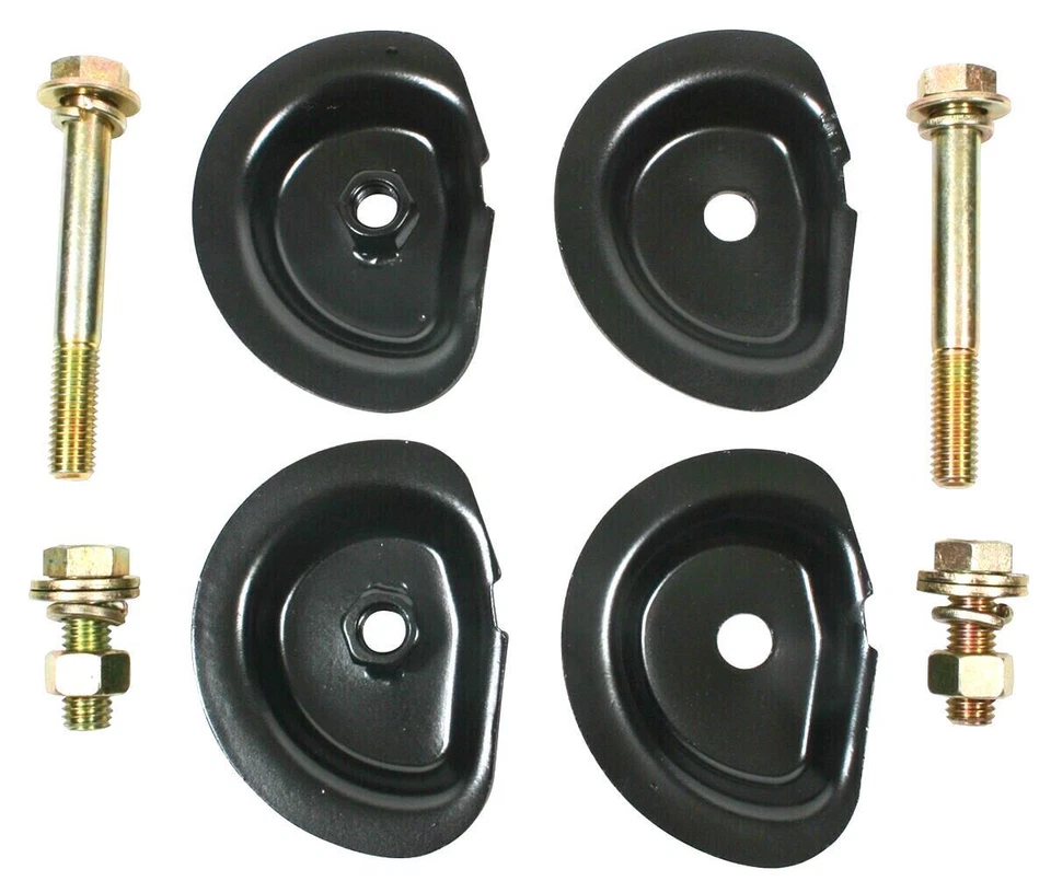 1963 1972 Chevy GMC C10 C20 Pickup Truck Rear Coil Spring Retainer Cups Kit - Image 1 of 1