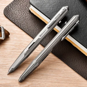 New Titanium Pocket Ball Pen Office Signature Working Stationery Pen Outdoor EDC - Picture 1 of 17