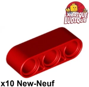 LEGO Technic 10x Stange Balken Liftarm 1x3 Thick Dick Rot/Red 32523 Neu - Bild 1 von 1
