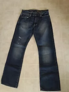 GAP 1969 JEANS UOMO DRITTO INDOSSATO TAGLIA 28X30 LAVAGGIO MEDIO ELASTICIZZATO ZIP FLY - Foto 1 di 3