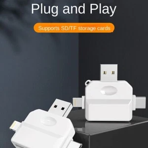 USB 5 in 1 Otg Adapter Type C 5 in 1 OTG Converter for Phone/Laptop/SD/TF Card - Photo 1/16