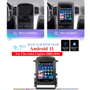 9.7" Stereo Radio GPS Head Unit FM For Chevy Captiva 2006-2010 Built-in Carplay - Picture 1 of 21