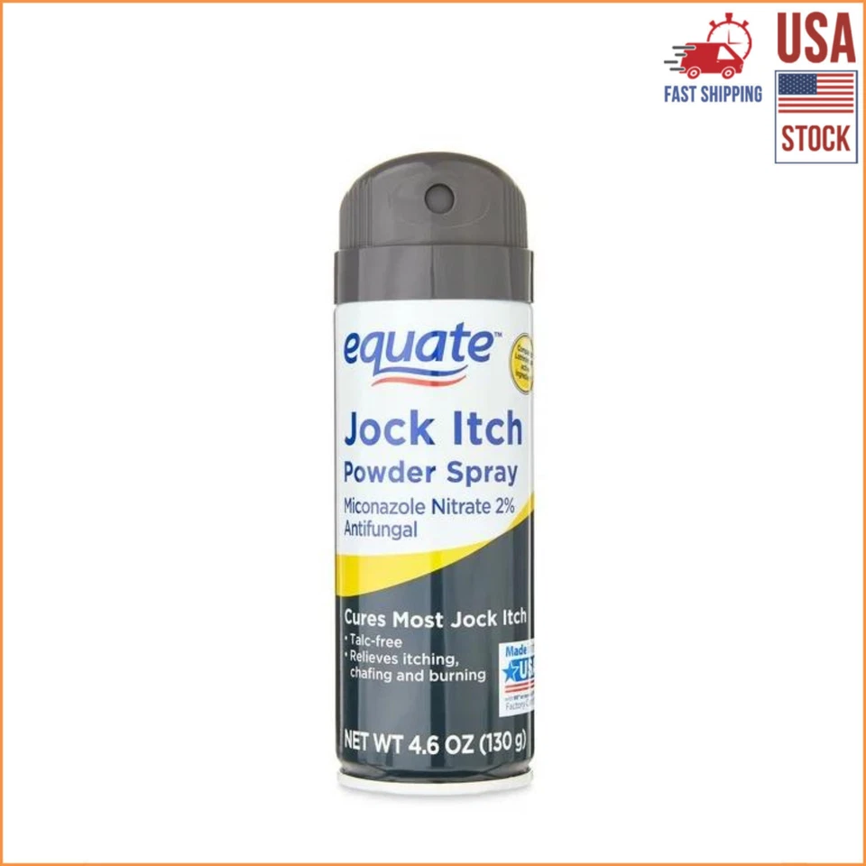 Spray antifúngico en polvo para aliviar la tiña inguinal Equate, 4,6 oz Foto 1 de 4