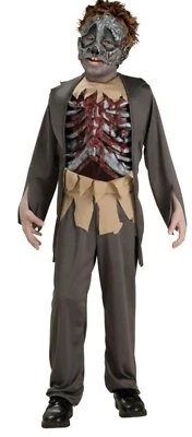 Cadáver Zombie Walking Dead Ghoul Scary Disfraz Elegante Halloween Niño Disfraz Foto 1 de 2