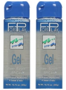 FORPLAY GEL LUBE MOISTURIZING LUBRICANT WATER BASED COUNT OF 2 BOTTLES - Picture 1 of 3