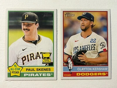 2025 TOPPS Heritage singles complete seu conjunto que você escolher #1-400 - Imagem 1 de 2