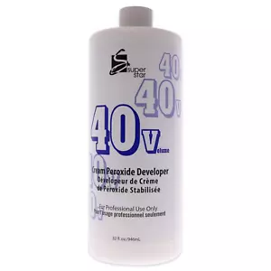 Super Star Cream Peroxide Developer 40 Volume - 32 Oz - Picture 1 of 12