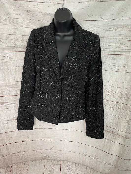 Halógeno Nordstrom 3 Piezas Negro Pantalones Falda Traje Taylor Fit Forrado Foto 1 de 4