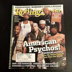 American Psychos Eminem & D12 Rolling Stone Magazine 6/10/04 #950! - Imagen 1 de 11