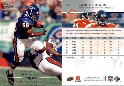 2008 Upper Deck-Football-NFL-Stars-Rookies-You Pick-Buy Volume-2328 - Image 1 of 4