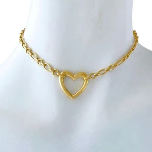 Van Cleef & Arpels Kette Collier 750 Vintage Herz YG Gelbgold - Bild 1 von 10