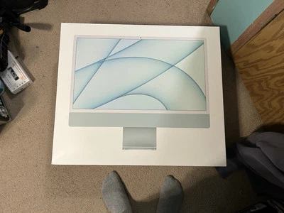¡Mac 24" with Retina 4.5K display All-In-One Apple M1 8GB Memory 256GB SSD Green - Image 1 of 4