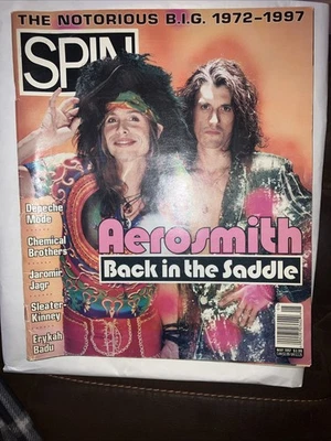 SPIN Music Magazine May 1997 Aerosmith Notorious BIG Chemical Brothers - Image 1 of 3