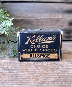 Antike Schatulle Kellams ganzer Piment, offen aber voller Gewürze - Bild 1 von 11