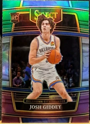 Panini Select Josh Giddey Rookie Thunder SP 2021-22 tricolor Prizm #58 casi nuevo-como nuevo radiocontrol Foto 1 de 2