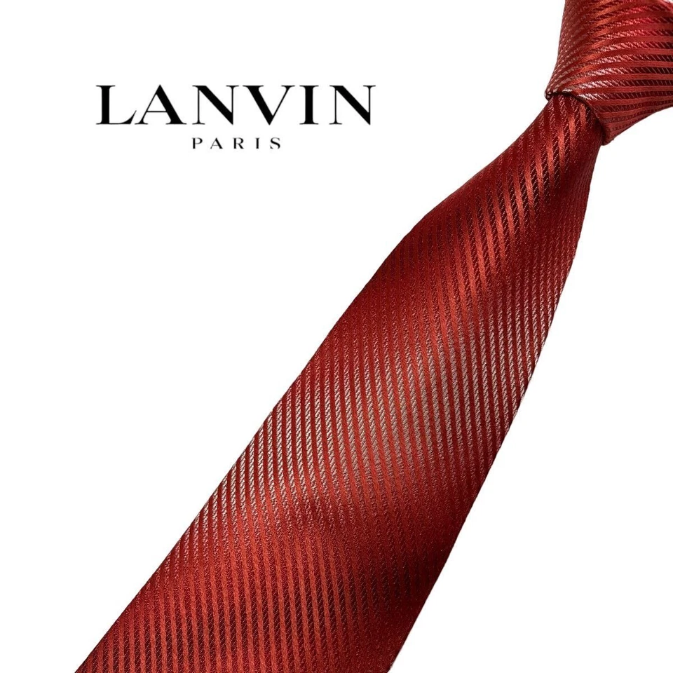 Corbata de Lujo LANVIN Corbata para Hombres Unisex TODA SEDA 100 Multicolor Preciosa L20 Foto 1 de 4