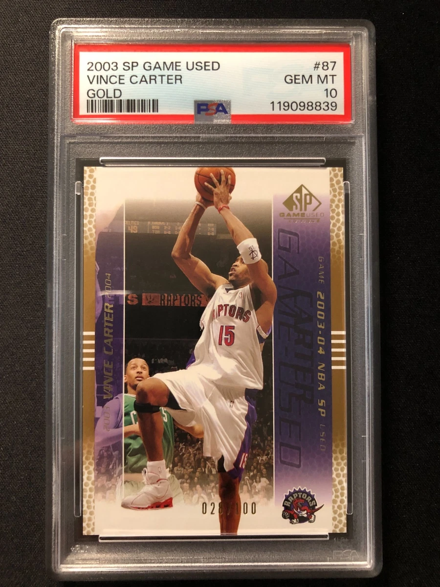 Vince Carter 10 Graded Basketball Trading Cards & Accessories for