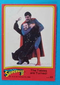 1980 Topps Superman II Movie Trading Card #83 Tables are Turned - Bild 1 von 2