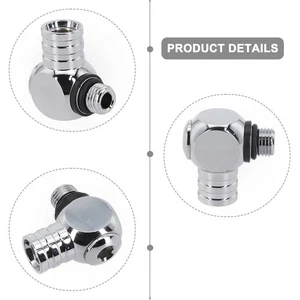 360° Roation Scuba Diving /1st/First Stage LP/HP  Port Swivel Connector Adaptor - Picture 1 of 31