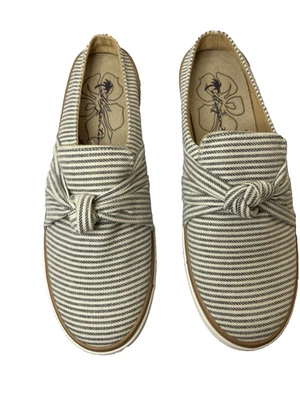 Margaritaville Sailor поскользнуться на женщин холст узел в полоску Mule туфли - размер 9,5 - Изображение 1 из 4