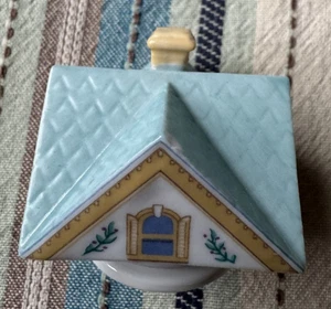 Lenox Spice Village Porzellan Häuser Dose 1989 NUR BAY Deckel ohne Siegel - Bild 1 von 7