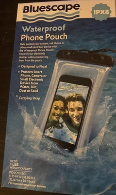 Bolsa de teléfono impermeable de Bluescape IPX8 diseñada para flotar, correa de transporte Foto 1 de 2