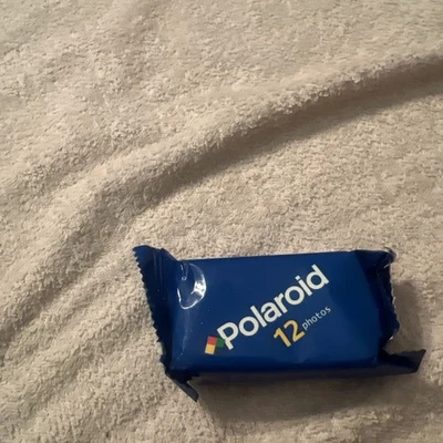 Vtg New Sealed Polaroid 12 Photos Film PW50023G-0 Expired 3/04 NOS Mini Blue - Image 1 of 3