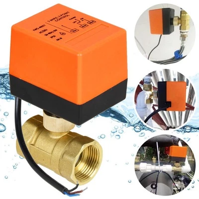 2 Wege Ventil Zonenventil Elektrisch Kugelventil 1 Zoll Motorkugelhahn 230V DN25 - Bild 1 von 4