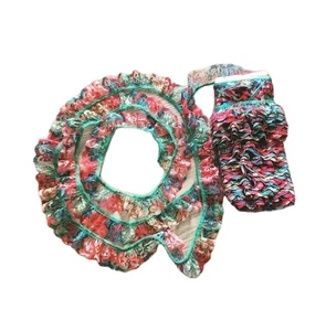Vintage Lace Trim Ruffles Unused 1 1/8" Width DIY Christmas Crafts 12 Yards - Picture 1 of 7
