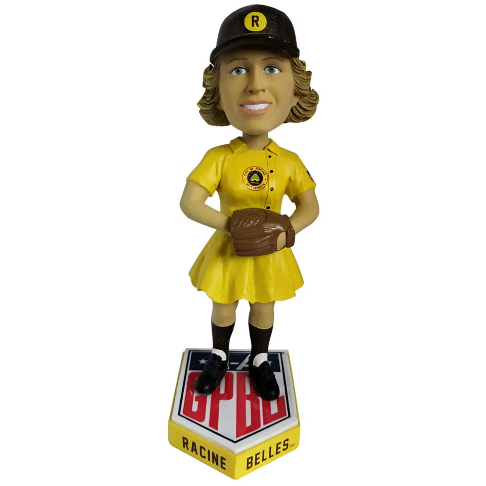 Béisbol para niñas Racine Belles AAGPBL - numerado a solo 500 Bobblehead Foto 1 de 1