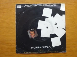 Murray Head One Night In Bangkok/Merano 7" 1984 Written By Abba Tim Rice Chess - Picture 1 of 4
