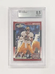Tom Brady 2000 Score #316 BGS 8.5 NM-MT+ Rookie Card RC New England Patriots - Picture 1 of 1