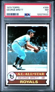 1979 Topps #330 - George Brett - PSA 7 ¡Casi como nuevo!!! - Imagen 1 de 2