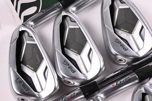 Ping G430 Irons / 6-PW+45° / Red Dot / Regular Flex Ping AWT 2.0 Shafts - Picture 1 of 7