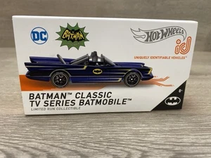 Hot Wheels ID Series BATMAN CLASSIC TV SERIES BATMOBILE 1966 Limited Run BLUE - Picture 1 of 10