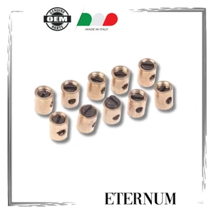 KIT 10 MORSETTI SERRAFILO  CAVO GAS CON GRANO FILETTATO - ACCELERATORE VESPA - Foto 1 di 5