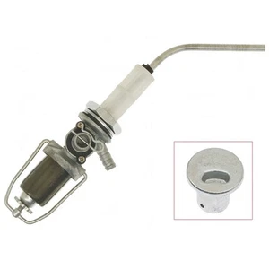 Rubinetto Benzina Serbatoio Con Bicchierino In Alluminio Vespa 125 VNB4T VNB5T - Foto 1 di 2