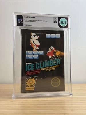 Ice Climber Nintendo NES 1985 Circle Seal Complete in Box CIB WATA 8.5 - Image 1 of 2