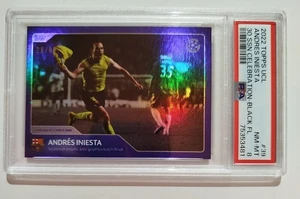 ANDRÉS INIESTA 2022 TOPPS UCL #39 30 SEASONS CELEBRATION /99 BLACK  PSA 8 UNIQUE - Imagen 1 de 5