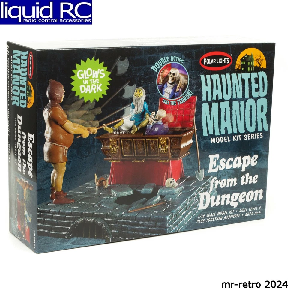 Polar Lights Haunted Manor Escape From The Dungeon 1 12 Scale Model Kit 972 End