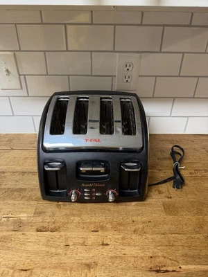 T-FAL TFAL Avante Deluxe Variable Browning 4 Slice Bagel Wide Slot Toaster - Image 1 of 4