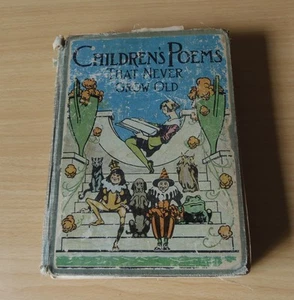 Vintage Book 1922 Children's Poems That Never Grow Old Benoit  Neill FREE SHIP - Bild 1 von 9