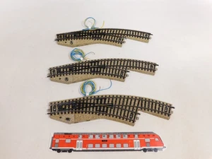 3x Märklin H0 AC 5142 Curved Points E Soft Elektroweiche M Track Right #DW23-1 - Picture 1 of 3