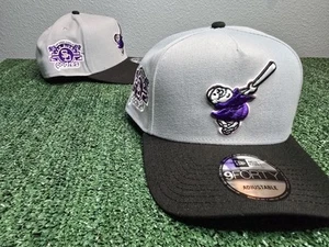 New Era San Diego Padres SnapBack Hat 9Forty Grey w/ Pink under Brim. Tatis - Picture 1 of 3