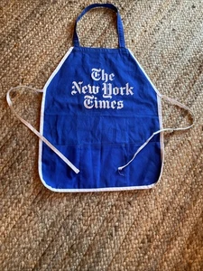 The New York Times Zeitungsarbeiter blaue Schürze mit Taschen - Bild 1 von 8