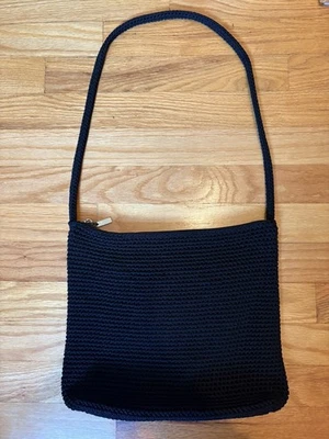 Bolso de Hombro Cartera The SAK Crochet Años 90 De Colección Original Etiqueta Azul Sin Defectos Foto 1 de 4