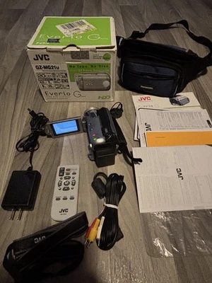 JVC Everio GZ-MG21u Camcorder Video Camera PARTS OR REPAIR￼HDD ERROR!!! - Image 1 of 4