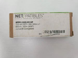 Net Patibles SFPP-10GE-SR-NP 10G-SR SFP+ Juniper Compatible - Picture 1 of 6