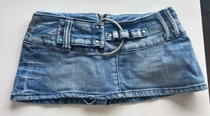 Miss Sixty Micro Denim Skirt XS - Picture 1 of 3
