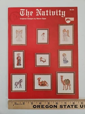 Graphed Designs by Macon Epps THE NATIVITY Counted Cross Stitch Pattern Booklet - Image 1 of 4